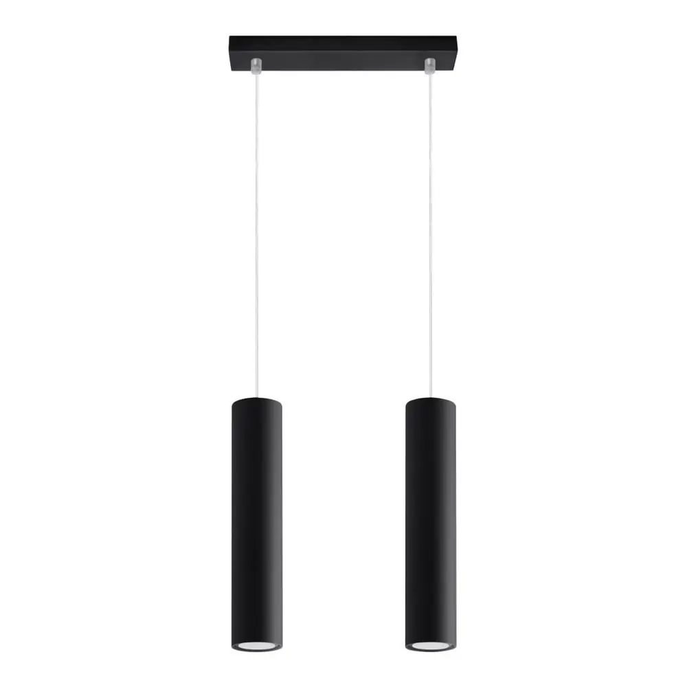 Lustră neagră din metal Castro – Sollux