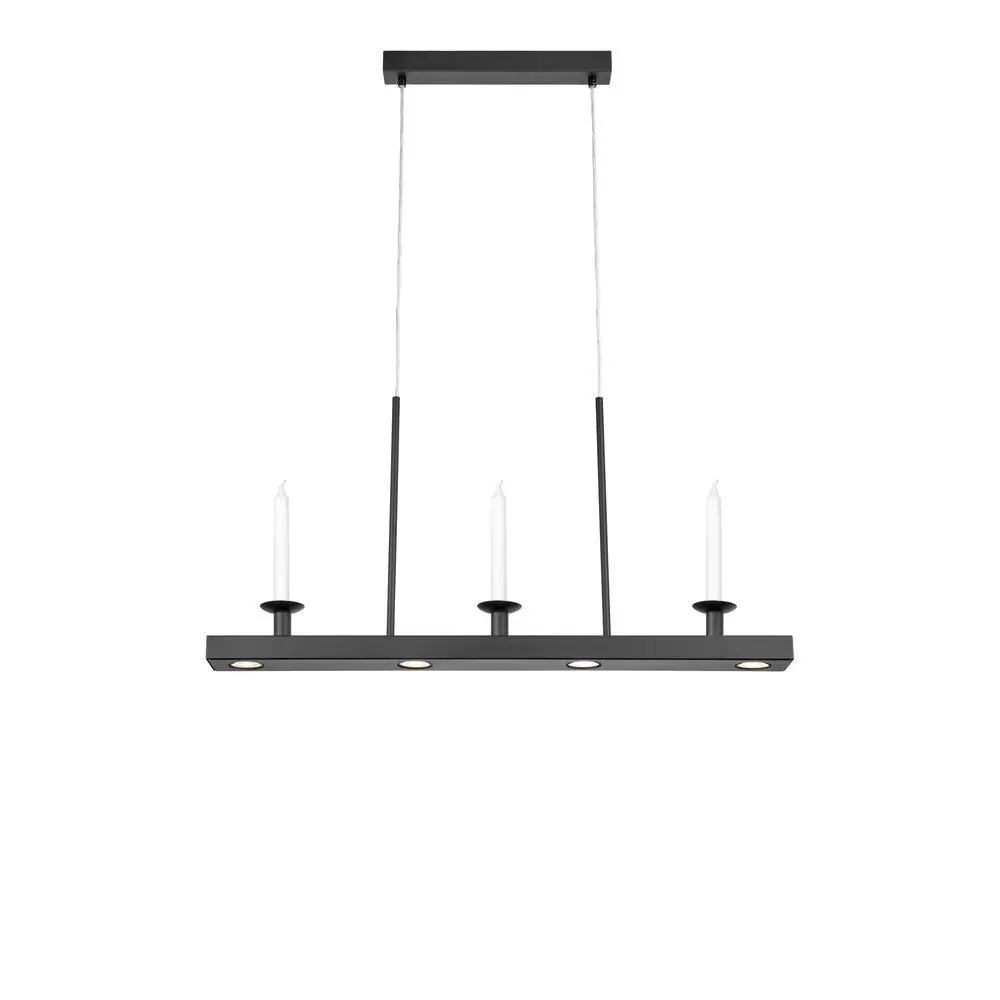 Lustră neagră LED cu intensitate reglabilă din metal Dining – Markslöjd