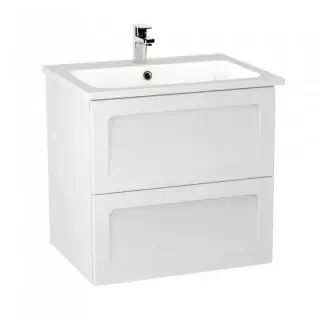 Baza lavoar Oristo Beryl suspendat 60x44,4xH48,2 cm alb mat