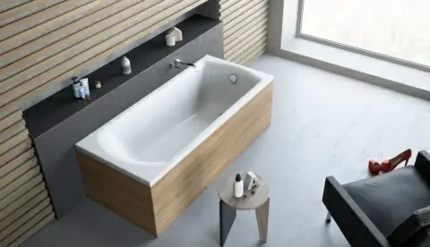 Cada acrilica Radaway Kea, 160x75 cm