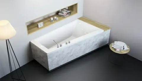 Cada acrilica Radaway Palea 160x95 cm