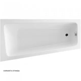 Cada asimetrica Radaway Evia 150x80 cm acrilica