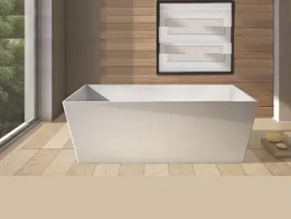 Cada Cast Marble Cairo freestanding 159x65x55 cm