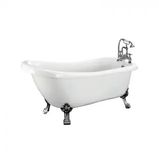 Cada de mijloc Florida Venus 170x73xH77cm cu picioare crom