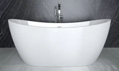 Cada freestanding Besco Ayla 170x80 cm alba