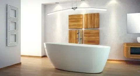 Cada freestanding  Besco Goya compozit 170x72 cm, alb