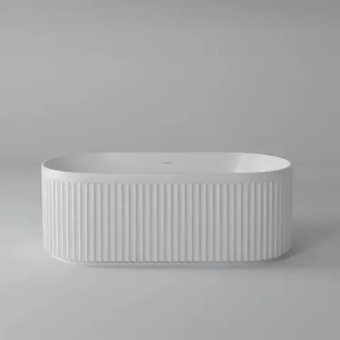 Cada freestanding Coloana Aria 170x80 cm acril alb