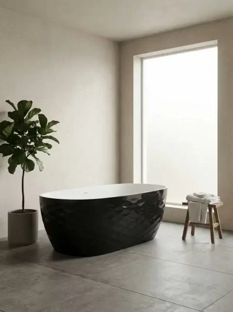 Cadă freestanding din acril Daya