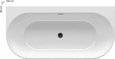 Cada freestanding Ravak Freedom W 166x80xH45 cm