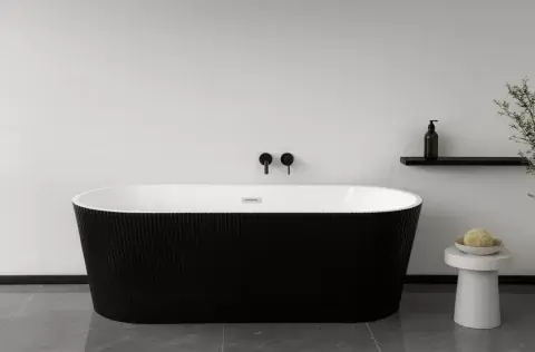 Cada freestanding RENO BLACK, 170x75x58 cm