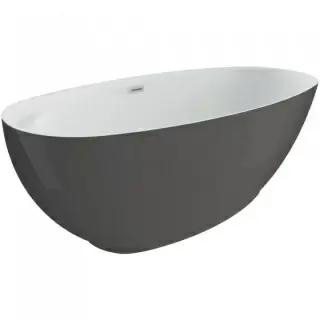 Cada freestanding Spatio Kivi acril 165x75 cm, antracit