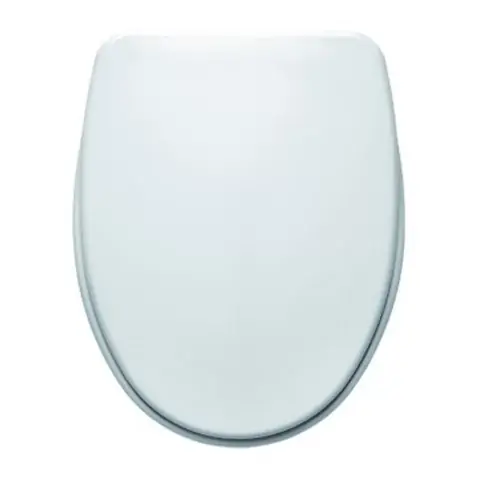 Capac WC cu inchidere normala Gala Elia - Nila alb