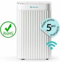 Dezumidificator si Purificator AlecoAir D25 ARIO,25 l /24h, WiFi, Lampa UV-C, Ionizare, TRUE HEPA + Carbon, Senzor PM 2.5