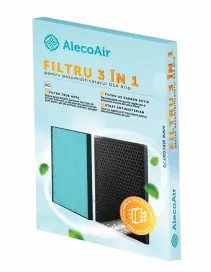 Filtru 3 in 1 TRUE HEPA si Carbon Activ cu Strat Antibacterian pentru dezumidificatoarele D14 si D16 ARIO