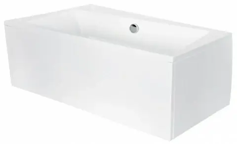 Masca pentru cada asimetrica Besco Infinity 160 x 100 cm