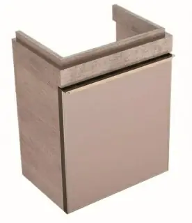 Mobilier Geberit Citterio maro deschis pentru lavoar