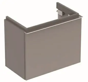 Mobilier Geberit iCon gri platin cu sertar pentru lavoar