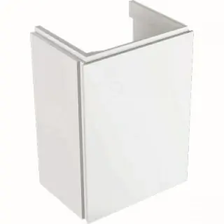 Mobilier Geberit Xeno² alb lucios pentru lavoar cu usa