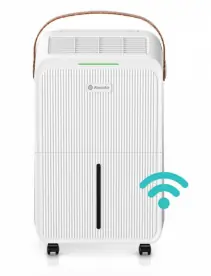 Resigilat - Dezumidificator si purificator AlecoAir D12 Retro, WiFi, 12 l /24 h, Ionizare, UV-C, Indicator umiditate, Uscare Ruf