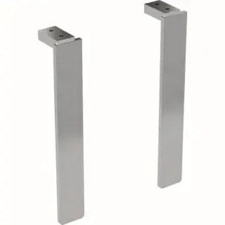 Set 2 picioare Geberit Selnova Square crom lucios